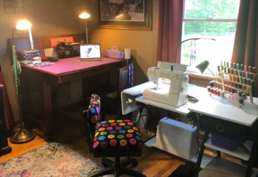 Close-up diagram illustrating the numbered steps (1, 2, 3) for correctly re-threading the top thread of the Janome HD3000 to fix common tension and loose stitch problems.